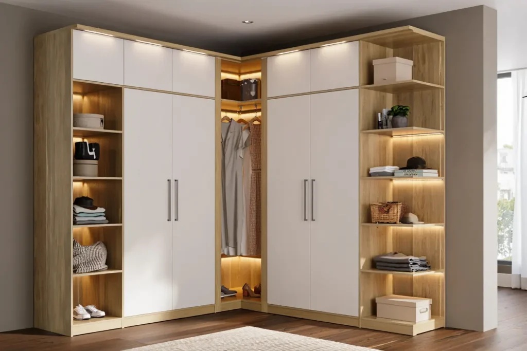 Corner Wardrobe Ideas for Small Bedrooms