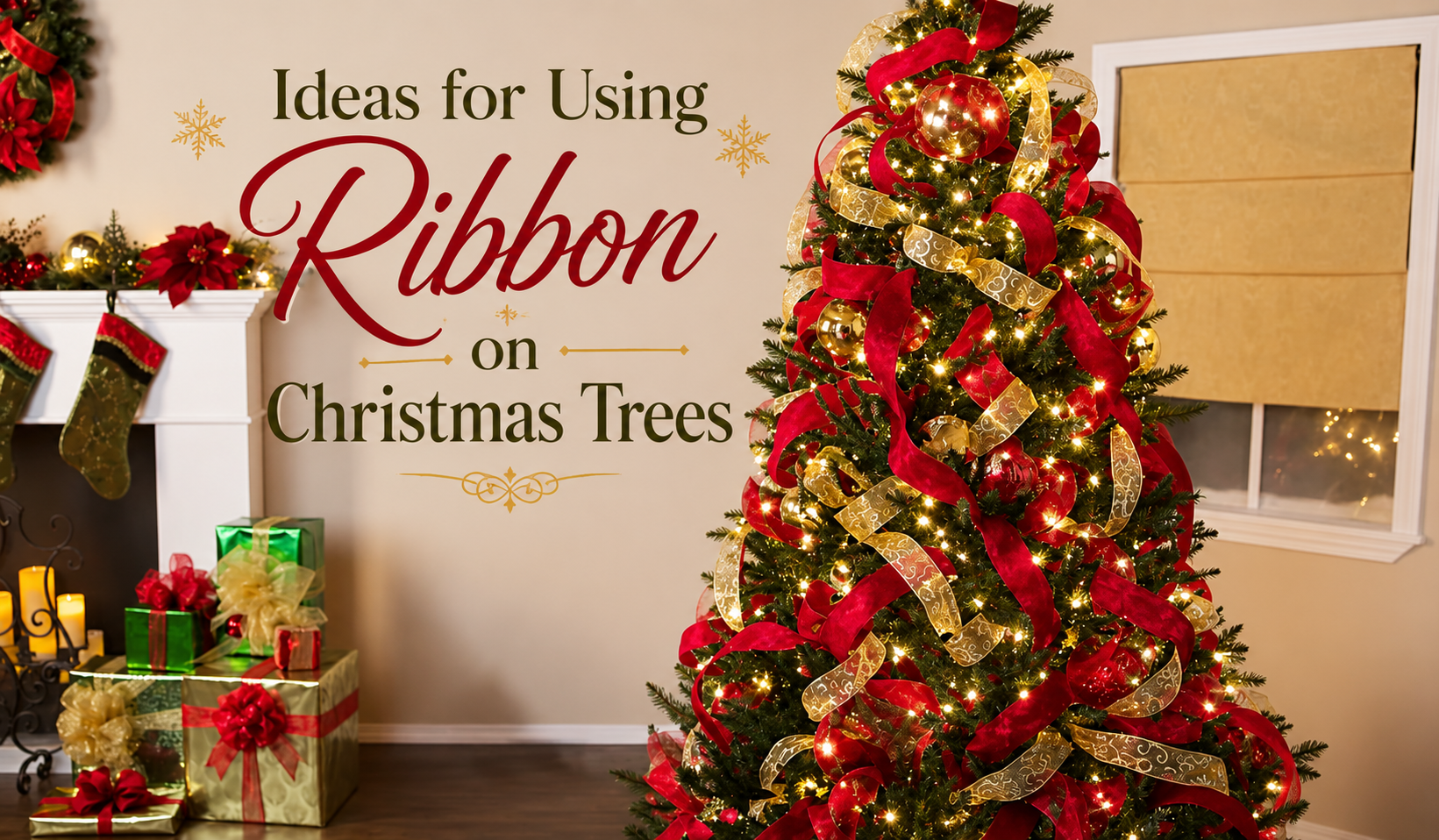 Ideas for Using Ribbon on Christmas Trees
