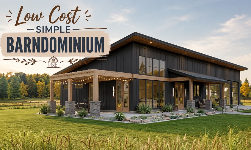 Low Cost Simple Barndominium